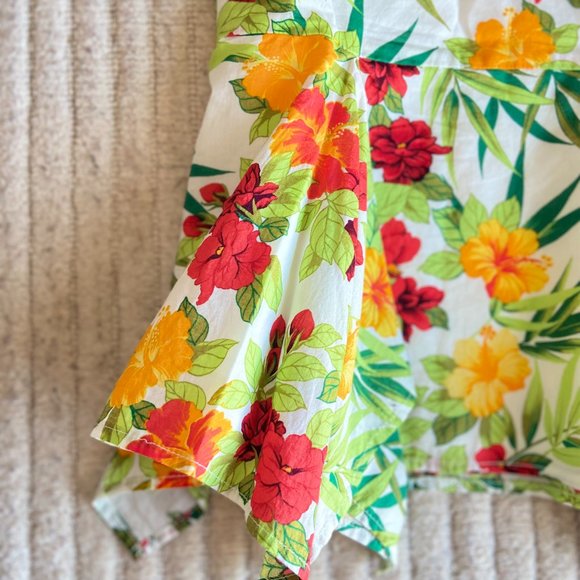 Baby GAP tropical print cotton poplin dress, Girls size 4, NWOT - Picture 4 of 7